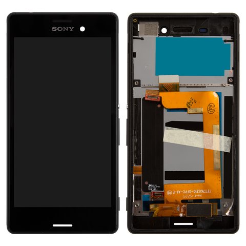 Дисплей для Sony E2303 Xperia M4 Aqua LTE, E2306 Xperia M4 Aqua, E2353 Xperia M4 Aqua, чорний, Original PRC 