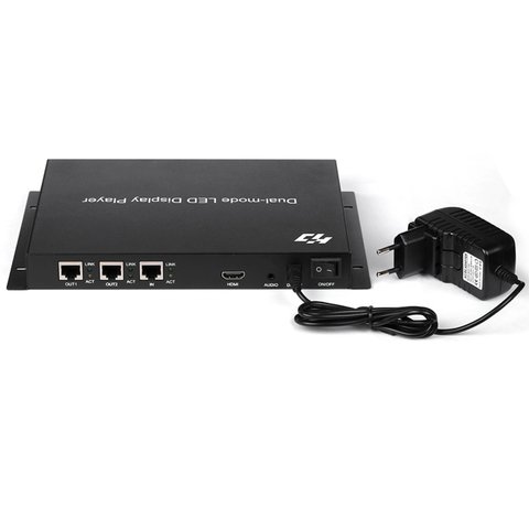 Контроллер LED дисплея Huidu HD A601 800×600, 3840×124, 234×2048, с Wi Fi модулем 