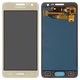 Дисплей для Samsung A300 Galaxy A3, золотистий, без регулювання яскравості, без рамки, Сopy, (TFT)
