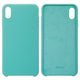 Чехол Baseus для iPhone XS Max, голубой, Silk Touch, пластик, #WIAPIPH65-ASL03