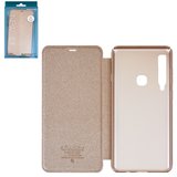 Чохол Nillkin Sparkle laser case для Samsung A920F/DS Galaxy A9 (2018), золотистий, книжка, пластик, PU шкіра, #6902048169432