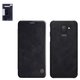 Чохол Nillkin Qin leather case для Samsung J600 Galaxy J6, чорний, книжка, пластик, PU шкіра, #6902048158870