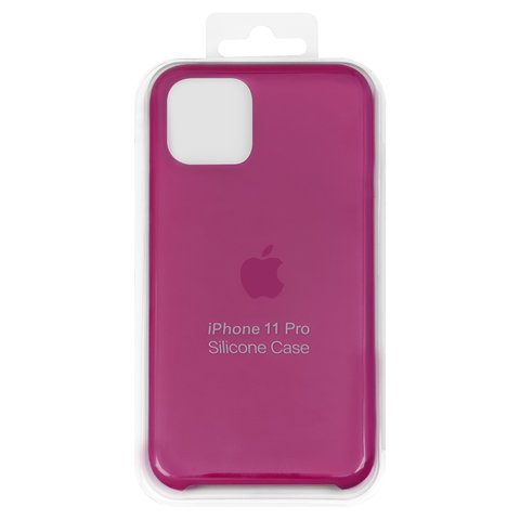 Чехол для iPhone 11 Pro, бордовый, Original Soft Case, силикон, dragon fruit 48 