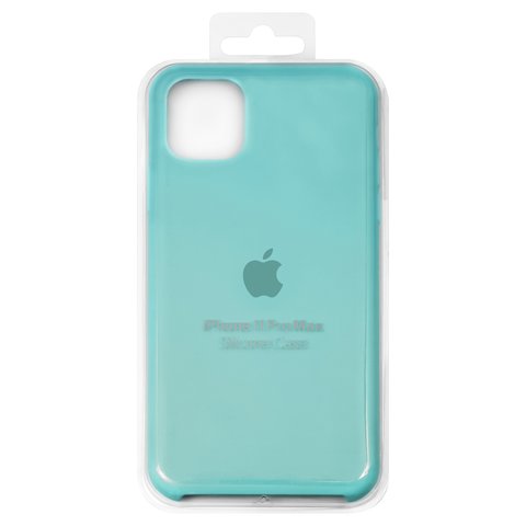Чехол для iPhone 11 Pro Max, голубой, Original Soft Case, силикон, sea blue 21 