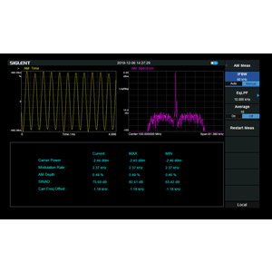 Програмне розширення "аналіз модуляції AM FM" SIGLENT SSA3000XR AMA для SIGLENT SSA3000X R