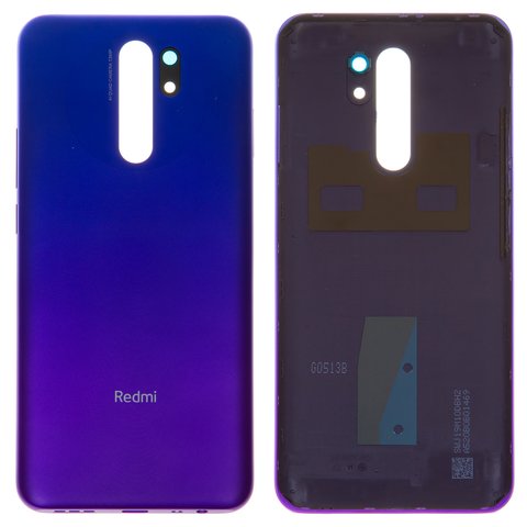 Задняя панель корпуса для Xiaomi Redmi 9, фиолетовая, M2004J19G, M2004J19C