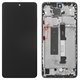 Дисплей для Xiaomi Mi 10T Lite, черный, с рамкой, Original, M2007J17G