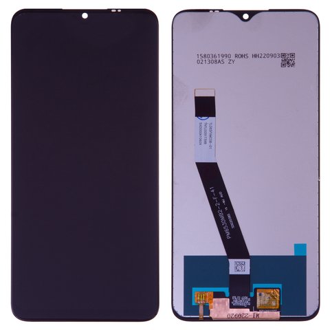Дисплей для Xiaomi Poco M2, Redmi 9, чорний, без рамки, Сopy, In Cell, M2004J19G, M2004J19C