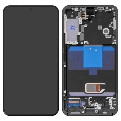 Дисплей для Samsung S901B Galaxy S22 5G, черный, с рамкой, Original PRC , original glass