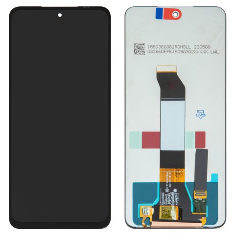 Дисплей для Xiaomi Poco M3 Pro, Poco M3 Pro 5G, Redmi Note 10 5G, чорний, без рамки, Оригінал переклеєне скло 