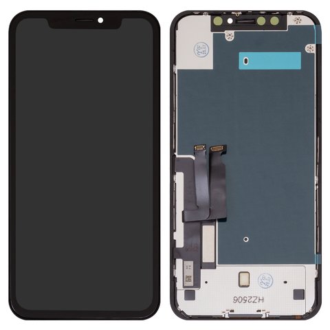 Дисплей для iPhone XR, черный, с рамкой, Copy, TFT , ZY, HD+