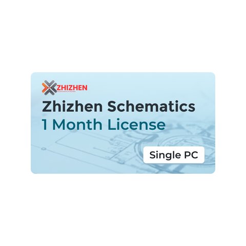 Ліцензія Zhizhen Schematics 1 комп'ютер 1 місяць 