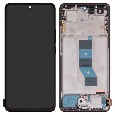 Дисплей для Xiaomi Poco M7 Pro 5G , чорний, з рамкою, Сopy, TFT , classic black