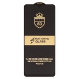 Защитное стекло ESD 6D для Xiaomi Poco C40, Poco C55, Redmi 10C, Redmi 11A, Redmi 12C, совместимо с чехлом, Full Glue, Anti-Static, (без упаковки), черный