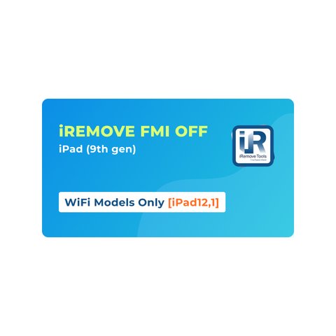 iRemove FMI OFF iPad 9th gen  лише WiFi моделі [iPad12,1]
