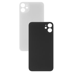 Panel trasero de carcasa puede usarse con iPhone 11, blanco, no es necesario desmontar la cámara, AAA, big hole