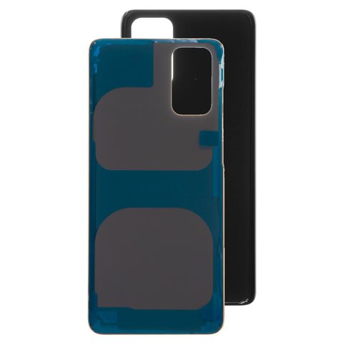 Housing Back Cover compatible with Samsung G985 Galaxy S20 Plus, G986 Galaxy S20 Plus 5G, black, cosmic black 