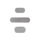 Metal Protective Filter compatible with Apple iPhone 3G, iPhone 3GS, (full set, (grid))