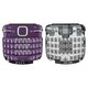 Keyboard compatible with Nokia C3-00, (purple, english)
