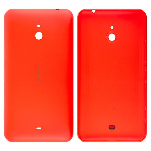 Housing Back Cover compatible with Nokia 1320 Lumia, orange, with side button 