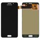 LCD compatible with Samsung A510 Galaxy A5 (2016), (black, without frame, Original (PRC), original glass)