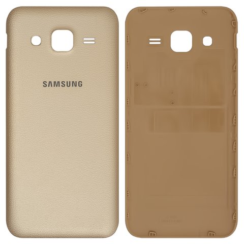 Tapa trasera para batería puede usarse con Samsung J200F Galaxy J2, J200H Galaxy J2, dorada
