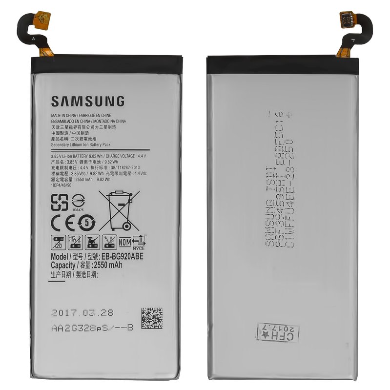Upplus EB-BG920ABE Batería de repuesto compatible para Samsung Galaxy S6 G920F G920FD SAM-G920F con kit de herramientas