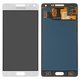 LCD compatible with Samsung A500 Galaxy A5, (white, without adjustment of light, without frame, Copy, (TFT))