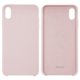 Чехол Baseus для iPhone XS Max, розовый, Silk Touch, пластик, #WIAPIPH65-ASL04