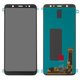 LCD compatible with Samsung A605 Dual Galaxy A6+ (2018), (black, without frame, original (change glass) )