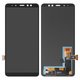 LCD compatible with Samsung A730 Galaxy A8+ (2018), (black, without frame, High Copy, with wide edge, (OLED))
