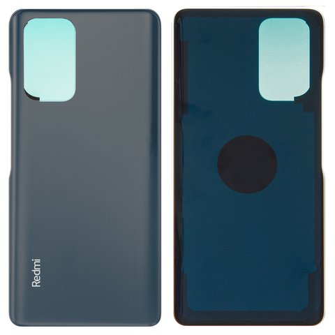 Housing Back Cover compatible with Xiaomi Redmi Note 10 Pro, gray, onyx gray 