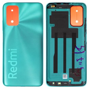 Panel trasero de carcasa puede usarse con Xiaomi Redmi 9T, verde, ocean Green, J19S, M2010J19SG, M2010J19SY