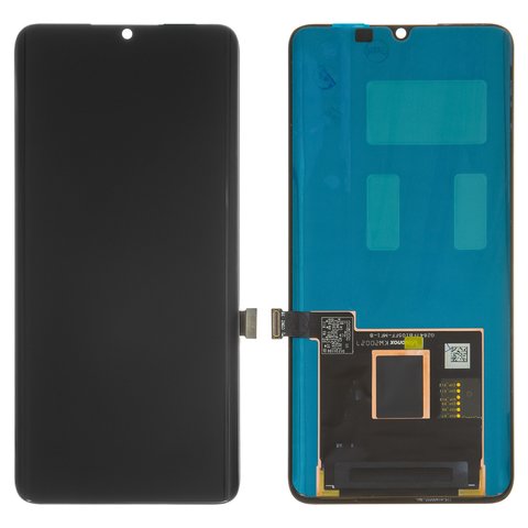 LCD compatible with Xiaomi Mi Note 10, Mi Note 10 Lite, Mi Note 10 Pro, black, without frame, original change glass  , M1910F4G, M1910F4S, M2002F4LG 