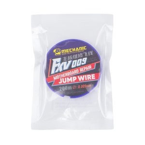 Alambre para restablecer pistas Mechanic FXV009, plata, 0,009 mm, 200 m