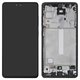 Pantalla LCD puede usarse con Samsung A525 Galaxy A52, A526 Galaxy A52 5G, negro, con marco, original (vidrio reemplazado)