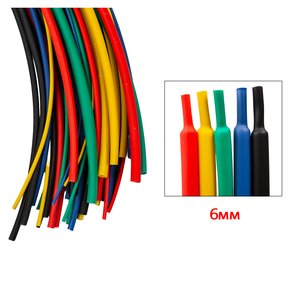 Heat Shrink Tube, 1 m, 6.0 mm, green 