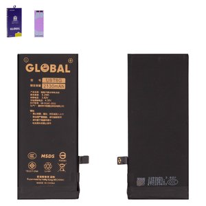 Battery Mechanic compatible with Apple iPhone 8, Li Polymer, 3.82 V, 2130 mAh, High Capacity, original IC 