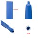 Tubo termorretractil, 1 m, 12.7 mm, azul, con pegamento