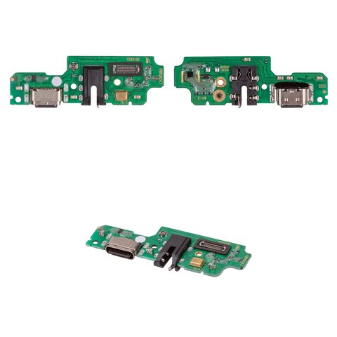 Flat Cable compatible with Infinix Hot 12 Play NFC, charge connector, with microphone, with components, Original PRC , charging board 
