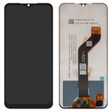 LCD compatible with Tecno Spark 7 (KF6n), Spark 7 Go (KF6m); Infinix Hot 10i, (black, without frame, Copy, FPC6504/TXDI650CBAPU-5V3H)
