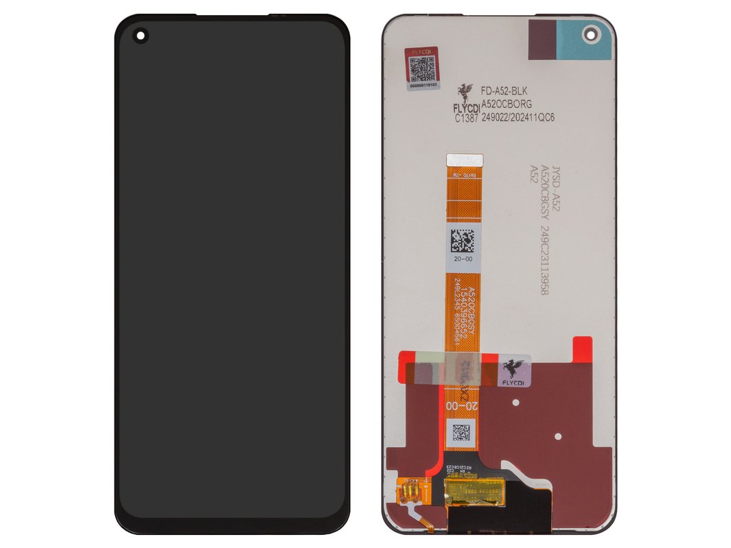 akiaki　オーダー品 LCD FLYCDI compatible with Oppo A52, A72, A92, (black, without