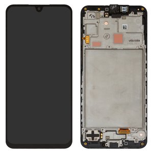 Pantalla LCD puede usarse con Samsung A166 Galaxy A16 5G, negro, con marco, Original PRC 