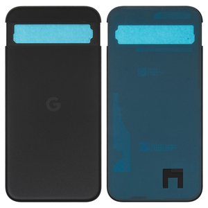 Housing Back Cover compatible with Google Pixel 8a, black, obsidian 