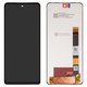 Pantalla LCD puede usarse con Motorola Edge 2021, Edge S30, Moto G200 5G, negro, sin marco, High Copy