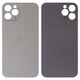 Задняя панель корпуса для iPhone 12 Pro, серая, не нужно снимать стекло камеры, Original (PRC), big hole, graphite