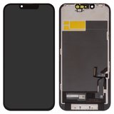 Дисплей для iPhone 13, черный, с рамкой, AAA, (TFT), ZY, LTPS FHD