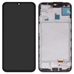 Pantalla LCD puede usarse con Samsung A155 Galaxy A15, A156 Galaxy A15 5G, negro, con marco, High Copy, OLED 