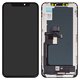 Pantalla LCD puede usarse con iPhone X, negro, con marco, AAA, (TFT), ZY, LTPS HD+