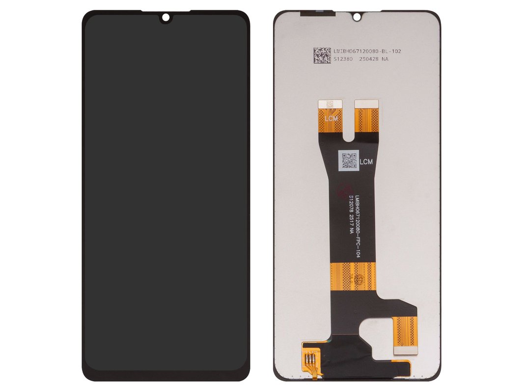 LCD compatible with ZTE Blade A36, Blade A56, (black, without